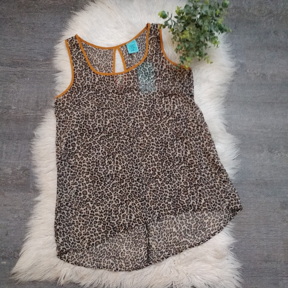 h.i.p. happening in the moment leopard print tank